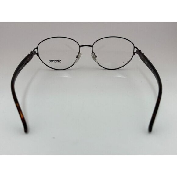 SFEROFLEX - Brown Tortoise 2546-B 441 52-16-135 Oval Eyeglass Frames - Picture 4 of 7